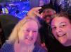 Brenda (coconut times) w/ new friend Lisa (& photo bomber) at The Purple Moose for Surreal.